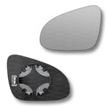 Replacement Wing Mirror Glass Left for Toyota Avensis 2015-2019 Clip-On Passenger Near Side N/S Heated Convex