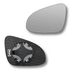 Replacement Wing Mirror Glass Left for Peugeot 108 2014-2021 Clip-On Passenger Near Side N/S Heated Convex