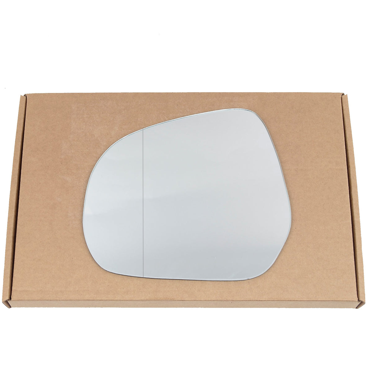 Wing Mirror Glass Left for Suzuki Splash 2008-2014 Stick-On Passenger Near Side with Blind Spot