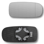 Replacement Wing Mirror Glass Right for Jaguar XK 1996-2005 Clip-On Driver Off side Heated with Blind Spot