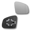 Replacement Wing Mirror Glass Right for Smart Fortwo Forfour 2014-2021 Clip-On Driver Off side Heated with Blind Spot