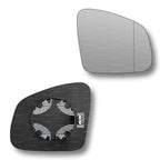 Replacement Wing Mirror Glass Right for Smart Fortwo Forfour 2014-2021 Clip-On Driver Off side Heated with Blind Spot
