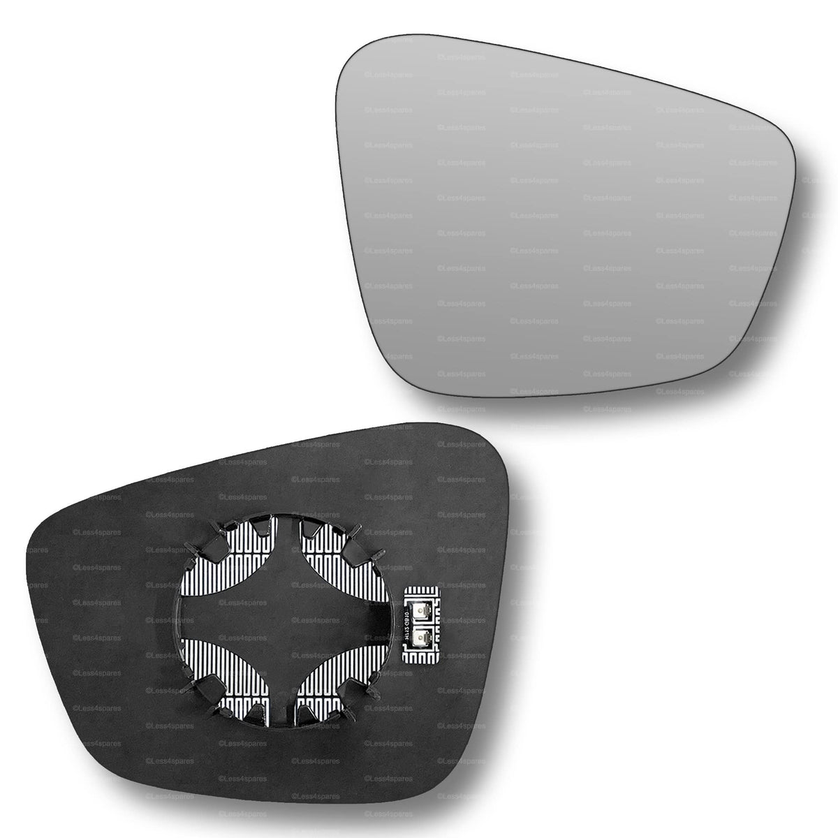 Replacement Wing Mirror Glass Right for MG 6 2010-2016 Clip-On Driver Off side Heated Convex