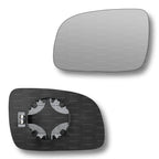 Replacement Wing Mirror Glass Left for Seat Ibiza 1999-2002 Clip-On Passenger Near Side N/S Heated Convex