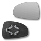 Replacement Wing Mirror Glass Left for Audi A1 2010-2018 Clip-On Passenger Near Side N/S Heated Convex