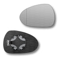 Replacement Wing Mirror Glass Left for Seat Exeo 2008-2013 Clip-On Passenger Near Side N/S Heated with Blind Spot