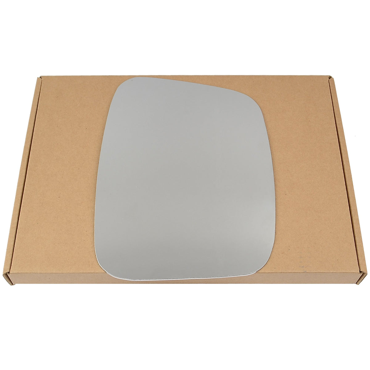 Wing Mirror Glass Right for Fiat Fiorino 2007-2020 Stick-On Driver Off Side Convex