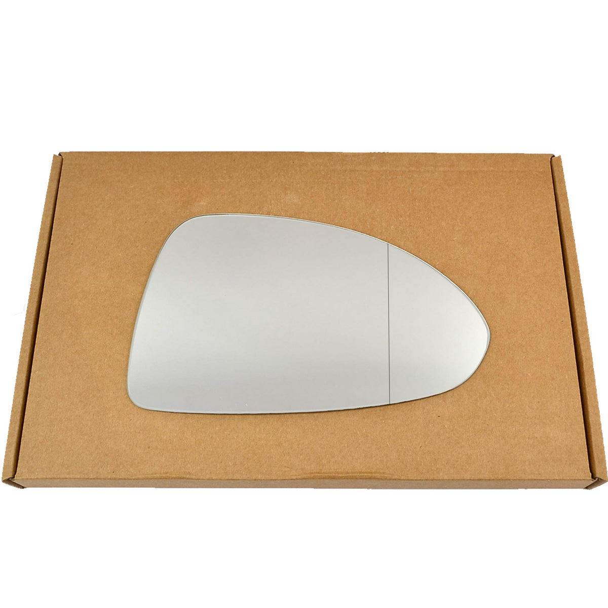 Replacment Wing Door Mirror Glass for Vauxhall Corsa D 2006-2014 Stick-On (Wide Angle - with Blind Spot, Right Driver Side)