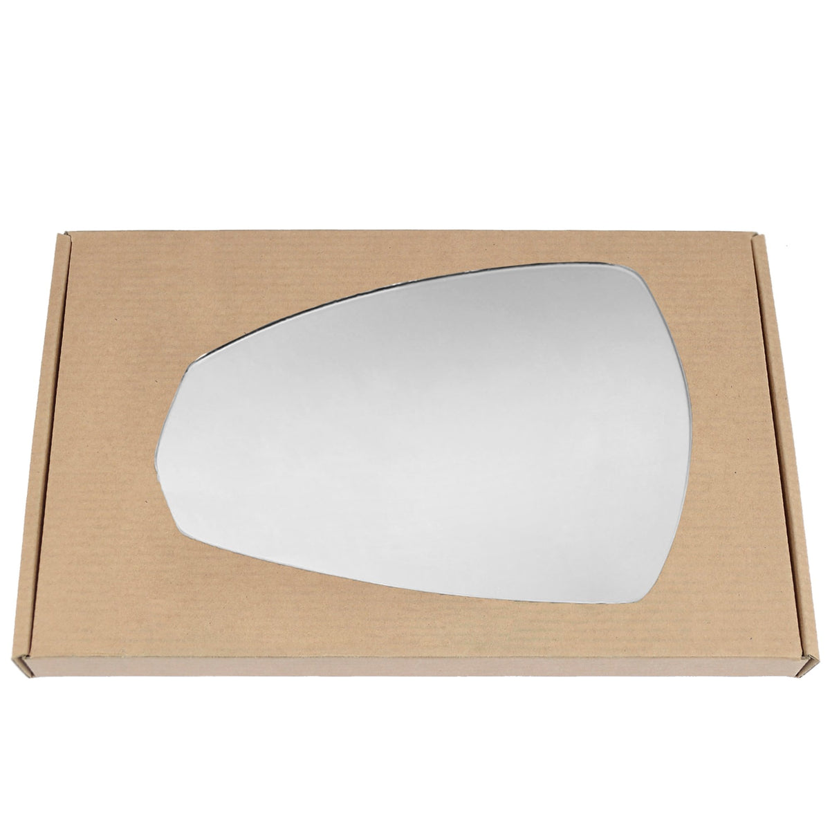 Wing Mirror Glass Left for Audi A3 2012-2020 Stick-On Passenger Near Side Convex