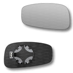 Replacement Wing Mirror Glass Left for Fiat Idea 2003-2010 Clip-On Passenger Near Side N/S Heated Convex