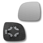 Replacement Wing Mirror Glass Left for VW Transporter 2010-2016 Clip-On Passenger Near Side N/S Heated Convex