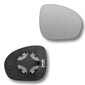 Replacement Wing Mirror Glass Right for Fiat 500x 2015-2022 Clip-On Driver Off side Heated Convex