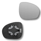 Replacement Wing Mirror Glass Right for Fiat 500x 2015-2022 Clip-On Driver Off side Heated Convex