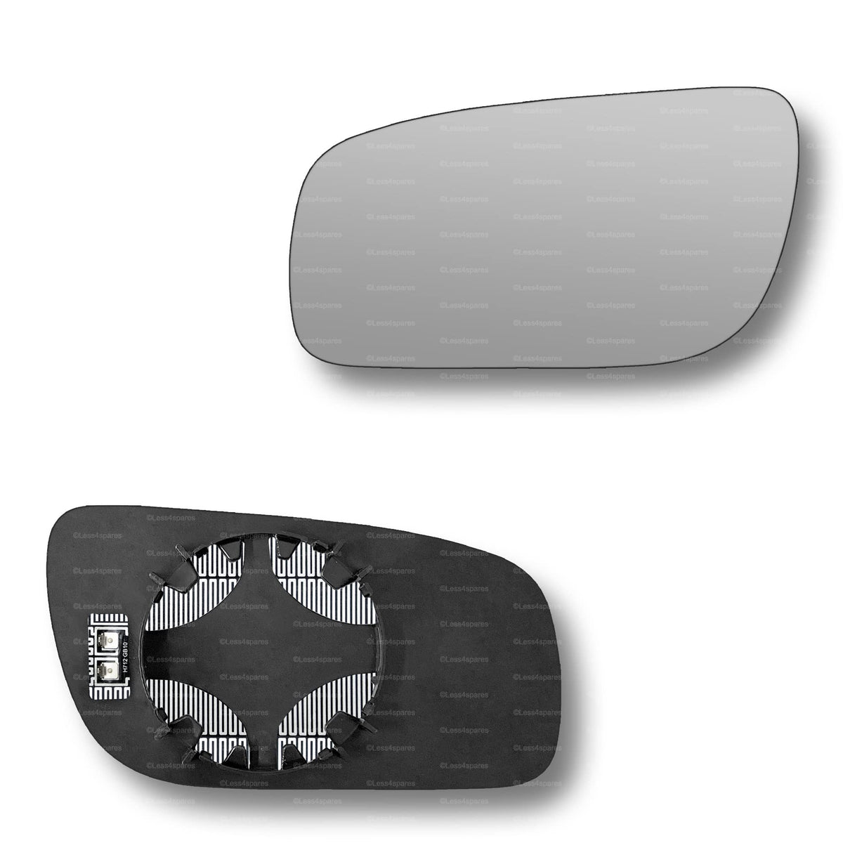 Replacement Wing Mirror Glass Left for Mercedes E-Class 2006-2009 Clip-On Passenger Near Side N/S Heated Convex