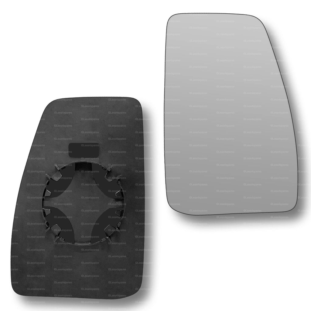 Replacement Wing Mirror Glass Right for Ford Transit Custom 2012-2022 Clip-On Driver Off side Convex