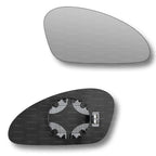 Replacement Wing Mirror Glass Right for Seat Cordoba 2002-2009 Clip-On Driver Off side Heated Convex
