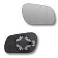 Replacement Wing Mirror Glass Right for Mazda 2 2003-2007 Clip-On Driver Off side Heated with Blind Spot