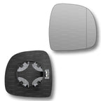 Replacement Wing Mirror Glass Right for Mercedes Vito 2003-2009 Clip-On Driver Off side Heated with Blind Spot