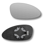 Replacement Wing Mirror Glass Right for Porsche 911 1993-1998 Clip-On Driver Off side Heated Convex