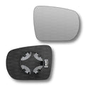 Replacement Wing Mirror Glass Right for Hyundai ix35 2010-2016 Clip-On Driver Off side Heated Convex