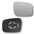 Replacement Wing Mirror Glass Right for VW Transporter 1990-2003 Clip-On Driver Off side Heated Convex