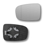 Replacement Wing Mirror Glass Left for Hyundai ix20 2010-2019 Clip-On Passenger Near Side N/S Heated with Blind Spot