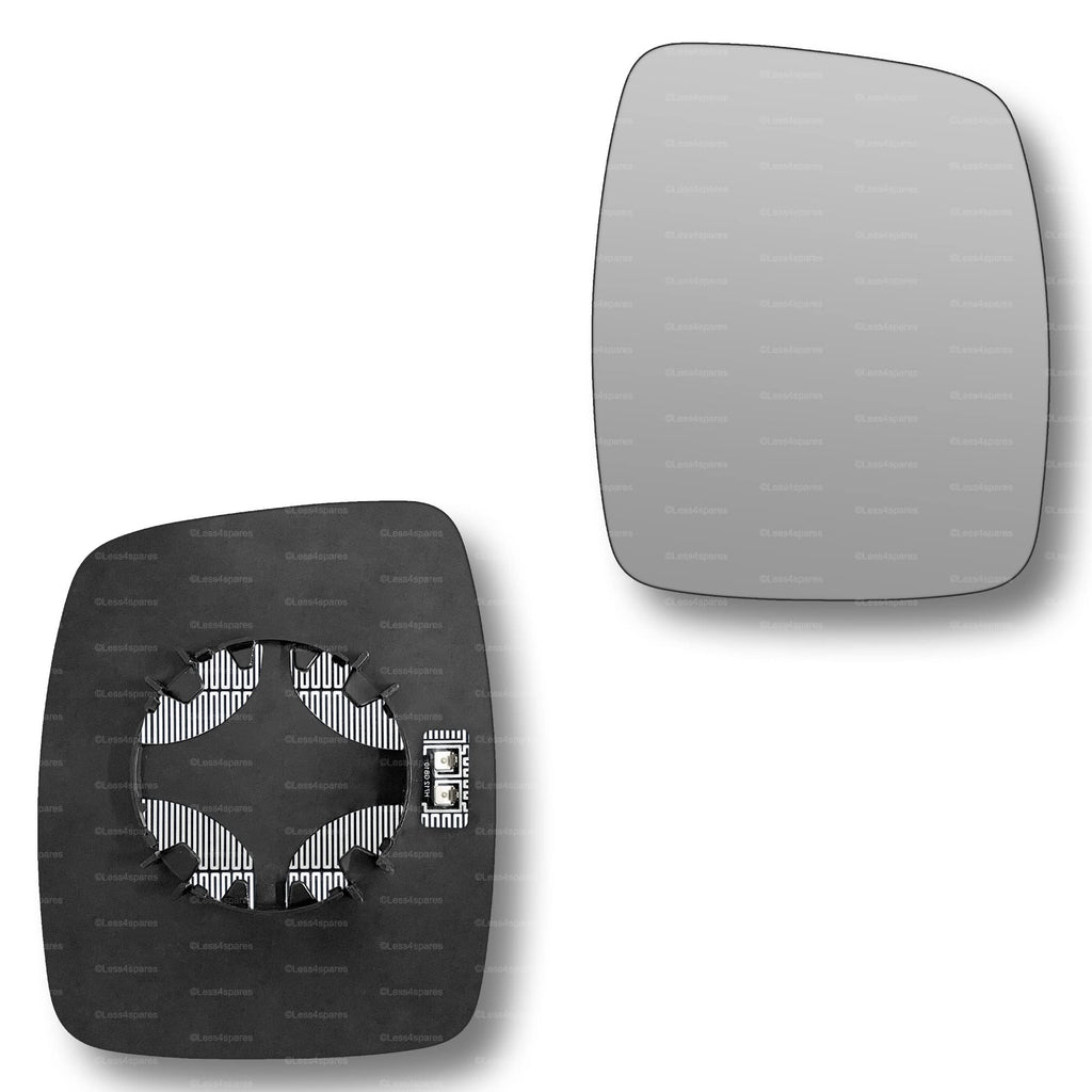 Replacement Wing Mirror Glass Right for Mercedes Vito 1996-2003 Clip-On Driver Off side Heated Convex