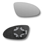 Replacement Wing Mirror Glass Right for Mercedes S-Class 2006-2009 Clip-On Driver Off side Heated Convex
