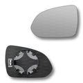 Replacement Wing Mirror Glass Left for Kia Rio 4, Stonic 2017-2022 Clip-On Passenger Near Side N/S Heated Convex