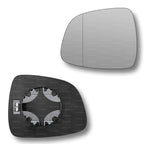 Replacement Wing Mirror Glass Left for Suzuki SX4 2006-2014 Clip-On Passenger Near Side N/S Heated with Blind Spot