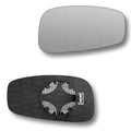 Replacement Wing Mirror Glass Right for Fiat Idea 2003-2010 Clip-On Driver Off side Heated Convex