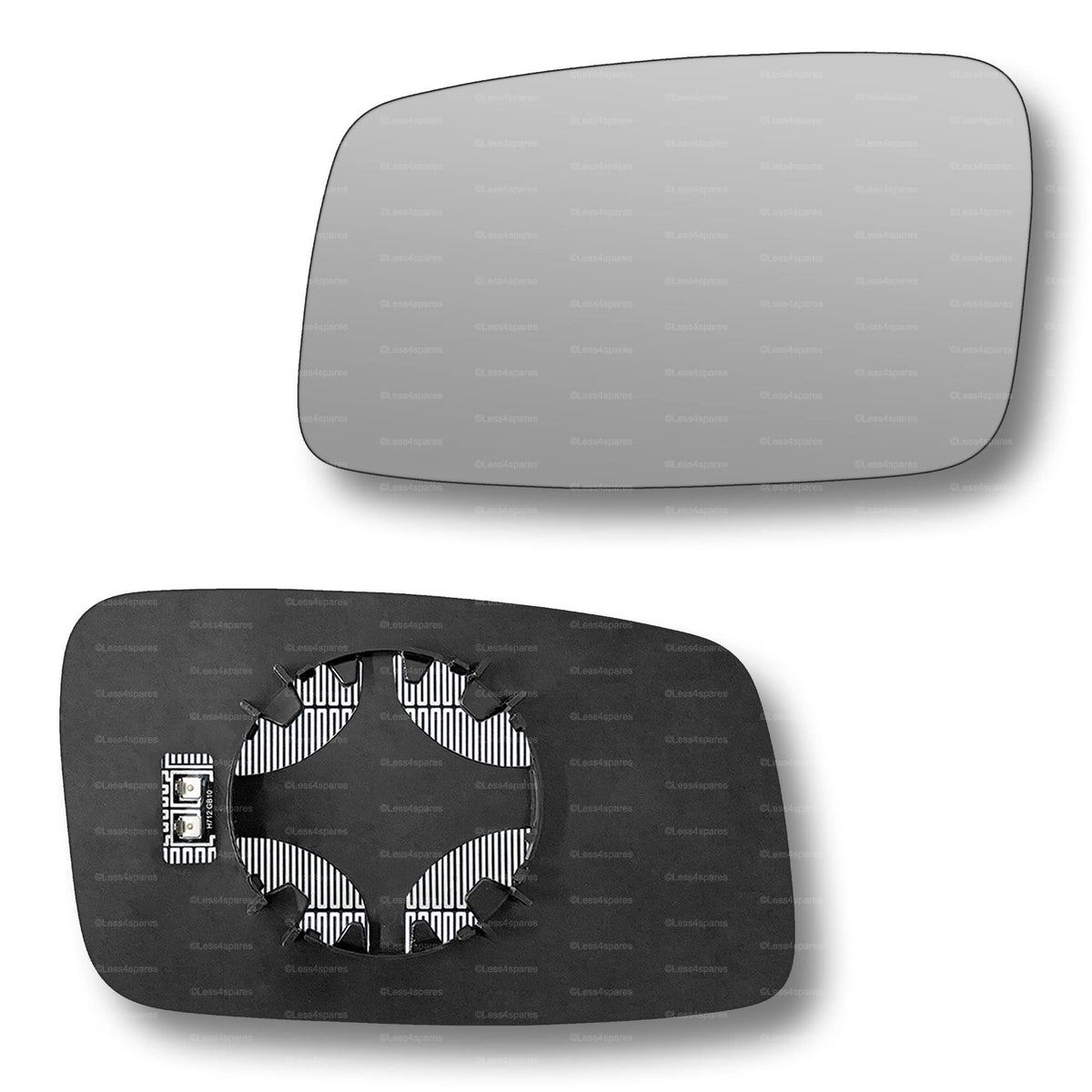 Replacement Wing Mirror Glass Left for Volvo S70 V70 1996-2000 Clip-On Passenger Near Side N/S Heated Convex