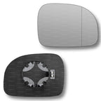 Replacement Wing Mirror Glass Right for Mercedes Viano 2004-2009 Clip-On Driver Off side Heated with Blind Spot