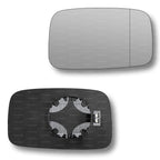 Replacement Wing Mirror Glass Right for Vauxhall Frontera 1991-1998 Clip-On Driver Off side Heated with Blind Spot