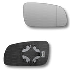 Replacement Wing Mirror Glass Right for Skoda Fabia 1999-2007 Clip-On Driver Off side Heated with Blind Spot