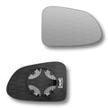 Replacement Wing Mirror Glass Right for Hyundai Santa Fe 2018-2022 Clip-On Driver Off side Heated Convex