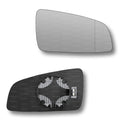 Replacement Wing Mirror Glass Right for Vauxhall Zafira 2005-2009 Clip-On Driver Off side Heated with Blind Spot