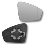 Replacement Wing Mirror Glass Right for VW Touareg 2018-2022 Clip-On Driver Off side Heated with Blind Spot
