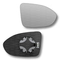 Replacement Wing Mirror Glass Right for VW Golf 2020-2022 Clip-On Driver Off side Heated Convex