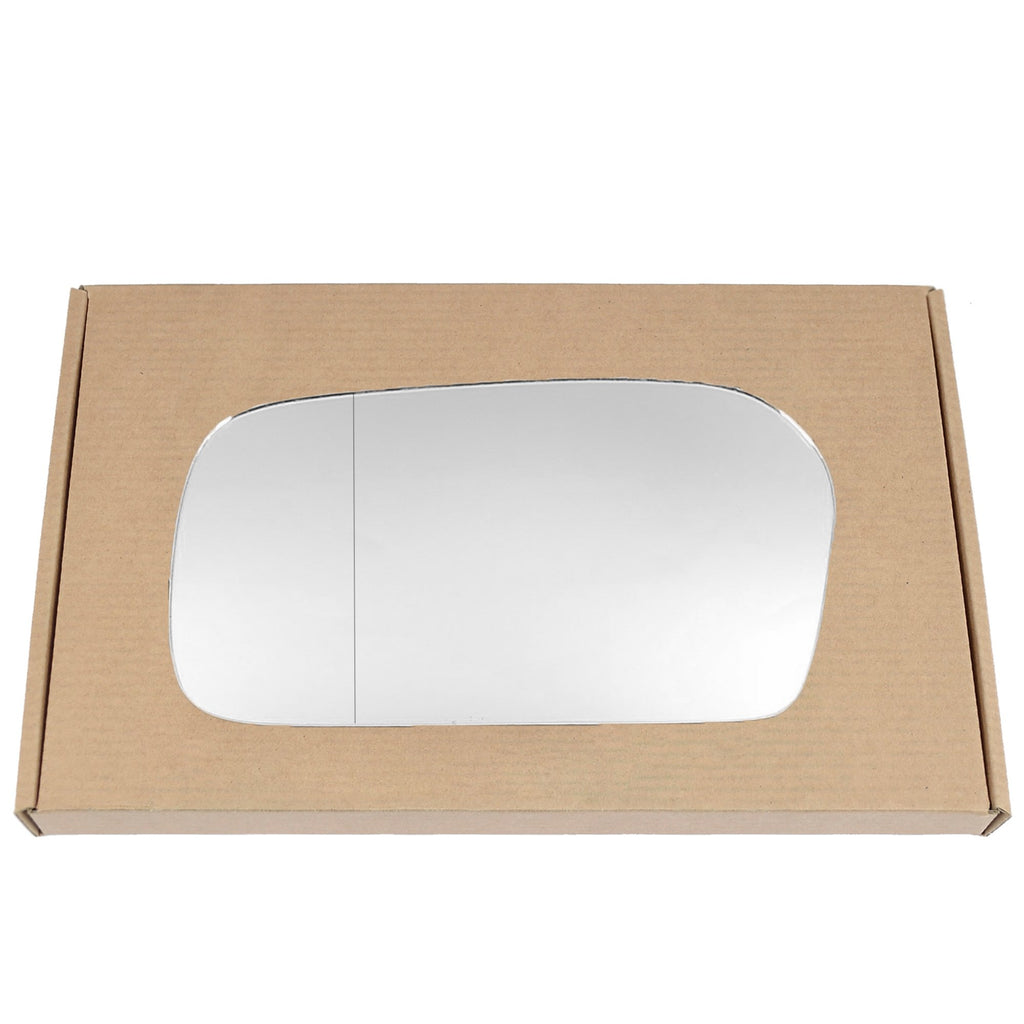 Wing Mirror Glass Left for Audi 100 1991-1994 Stick-On Passenger Near Side with Blind Spot
