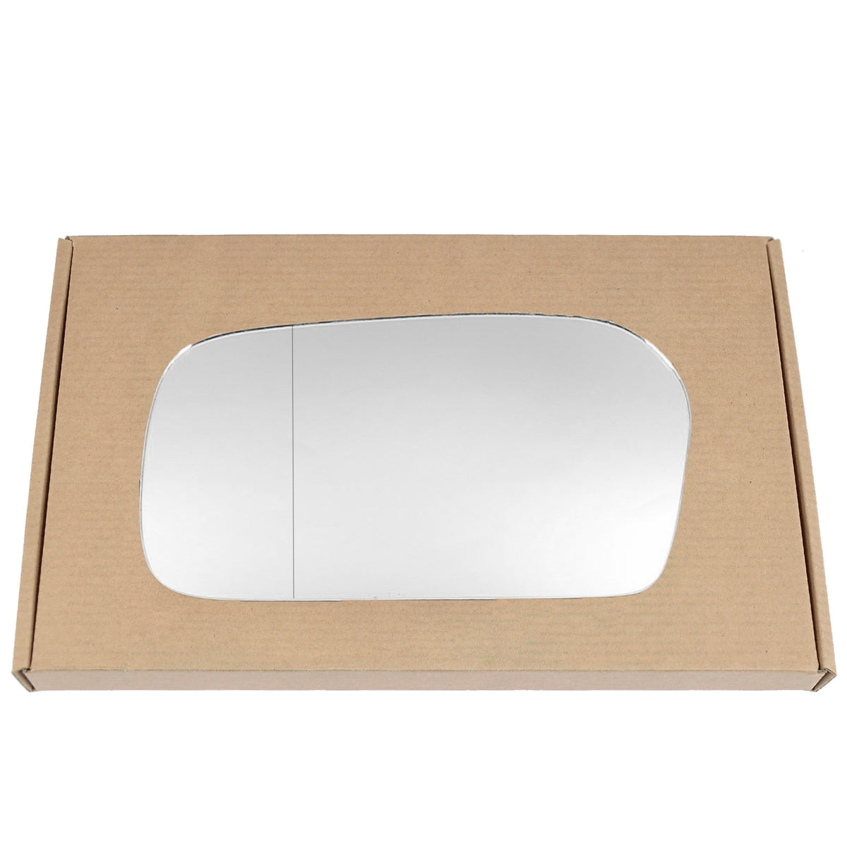 Wing Mirror Glass Left for Audi 100 1991-1994 Stick-On Passenger Near Side with Blind Spot