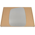 Wing Mirror Glass Left for Fiat Fiorino 2007-2020 Stick-On Passenger Near Side Convex