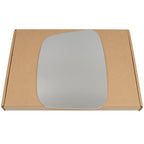 Wing Mirror Glass Left for Fiat Fiorino 2007-2020 Stick-On Passenger Near Side Convex