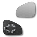 Replacement Wing Mirror Glass Left for Peugeot 407 2009-2010 Clip-On Passenger Near Side N/S Heated Convex