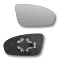 Replacement Wing Mirror Glass Right for BMW M5 2011-2016 Clip-On Driver Off side Heated Convex