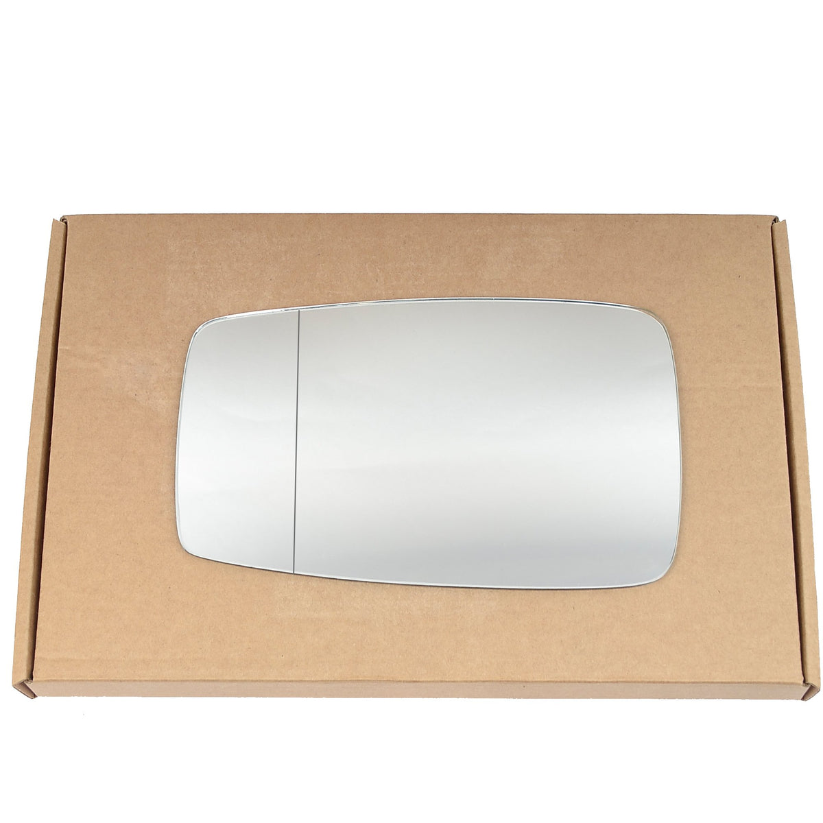 Wing Mirror Glass Left for Audi 80, 90, Coupe 8B, Cabriolet B4 1986-1996 Stick-On Passenger Near Side with Blind Spot
