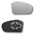Replacement Wing Mirror Glass Right for Mercedes A-Class 2004-2008 Clip-On Driver Off side Heated with Blind Spot