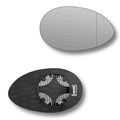 Replacement Wing Mirror Glass Right for Alfa Romeo 156 1997-2005 Clip-On Driver Off side Heated with Blind Spot