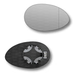 Replacement Wing Mirror Glass Right for Alfa Romeo 156 1997-2005 Clip-On Driver Off side Heated with Blind Spot