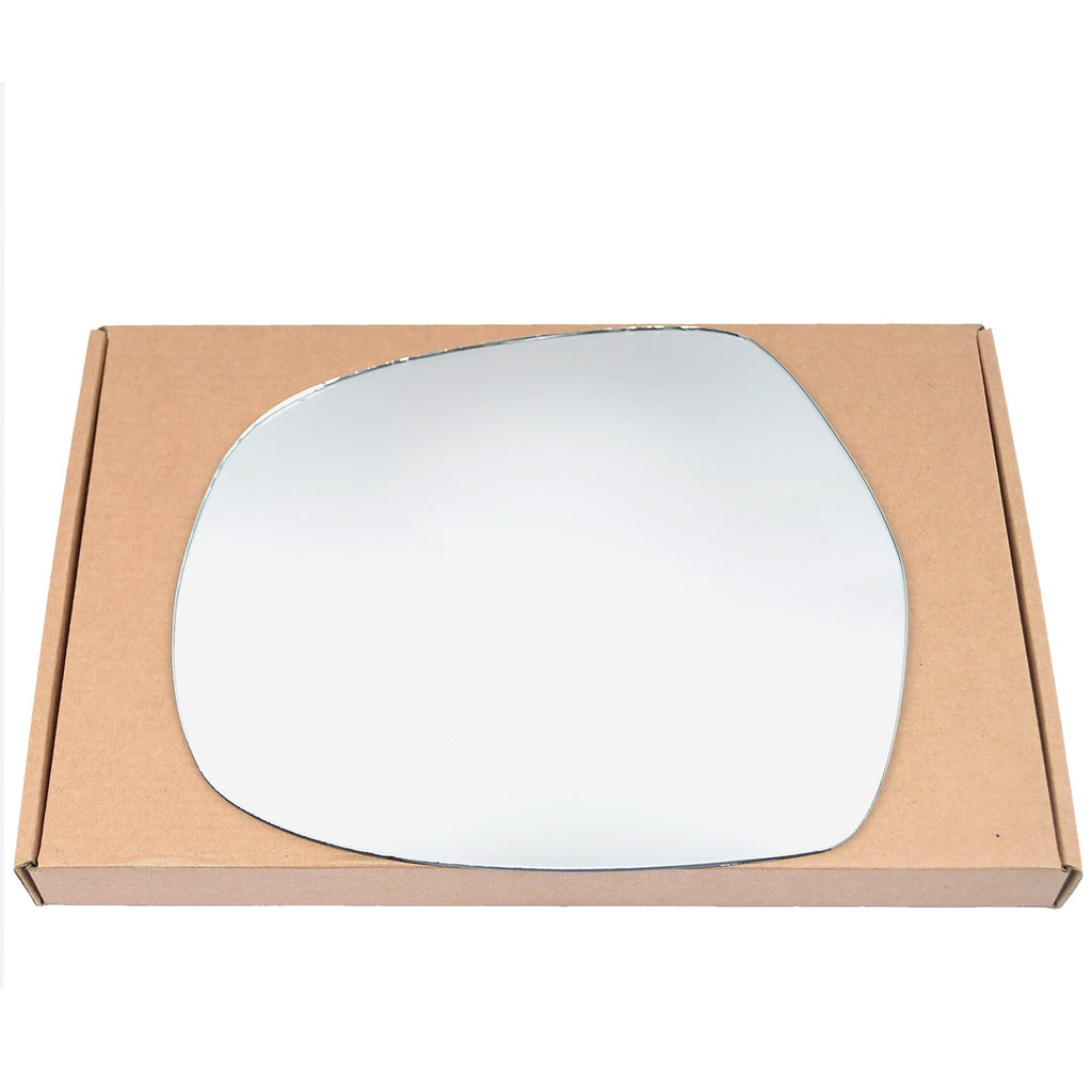 Wing Mirror Glass Left for Toyota Land Cruiser 2003-2009 Stick-On Passenger Near Side Convex